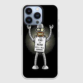 Чехол для iPhone 13 Pro с принтом Kill All Humans в Курске,  |  | all | bender | futurama | humans | kill | бендер | близок | всех | конец | людей | футурама