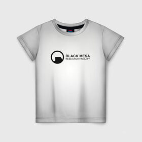Детская футболка 3D с принтом Black Mesa в Курске, 100% гипоаллергенный полиэфир | прямой крой, круглый вырез горловины, длина до линии бедер, чуть спущенное плечо, ткань немного тянется | black mesa | half life | халф лайф | черная меса