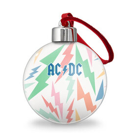 Ёлочный шар с принтом AC/DC в Курске, Пластик | Диаметр: 77 мм | acdc | альтернатива | группа | диси | метал | музыка | музыканты | рок | эйси | эйсидиси