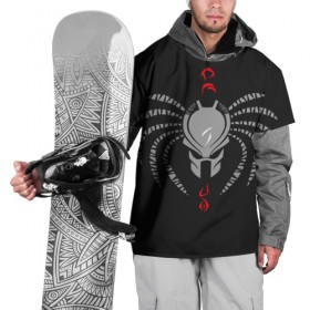 Накидка на куртку 3D с принтом Хищник | Predator #7 в Курске, 100% полиэстер |  | 