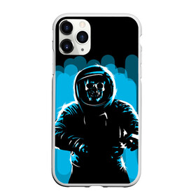 Чехол для iPhone 11 Pro матовый с принтом Dead Space в Курске, Силикон |  | austranaut | bone | cosmos | nasa | skull | астронавт | космонавт | космос | кости | череп