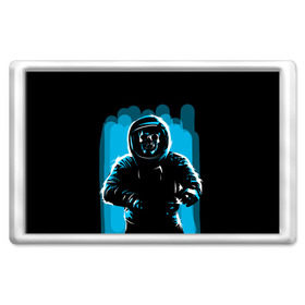Магнит 45*70 с принтом Dead Space в Курске, Пластик | Размер: 78*52 мм; Размер печати: 70*45 | austranaut | bone | cosmos | nasa | skull | астронавт | космонавт | космос | кости | череп