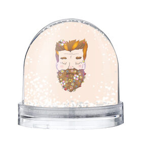 Снежный шар с принтом Бородач в Курске, Пластик | Изображение внутри шара печатается на глянцевой фотобумаге с двух сторон | beard | beards | hipster | man | men | борода | бородач | бородачей | бороды | культ | люблю | пчела | усы | хипстер | цветы | чел | человек