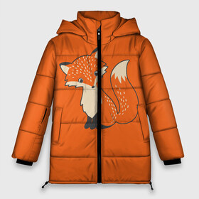Женская зимняя куртка 3D с принтом Лисичка в Курске, верх — 100% полиэстер; подкладка — 100% полиэстер; утеплитель — 100% полиэстер | длина ниже бедра, силуэт Оверсайз. Есть воротник-стойка, отстегивающийся капюшон и ветрозащитная планка. 

Боковые карманы с листочкой на кнопках и внутренний карман на молнии | fox | foxes | ginger | orange | tail | лапки | лис | лиса | лисичка | лисички | лисы | оранжевый | рыжая | рыжий | хвост