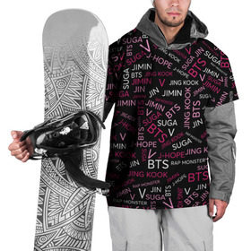 Накидка на куртку 3D с принтом BTS в Курске, 100% полиэстер |  | bangtan boys | beyond the scene | bts | k pop | music | арэм | ви | джей хоуп | джин | музыка | состав | сюга | чимин | чонгук