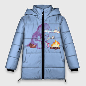 Женская зимняя куртка 3D с принтом Трицератопс у Костра в Курске, верх — 100% полиэстер; подкладка — 100% полиэстер; утеплитель — 100% полиэстер | длина ниже бедра, силуэт Оверсайз. Есть воротник-стойка, отстегивающийся капюшон и ветрозащитная планка. 

Боковые карманы с листочкой на кнопках и внутренний карман на молнии | dino | dinosaur | fire | flame | park | world | динозавр | динозавры | костер | мир | огонь | парк | периода | трицератопс | трицератопсы | юрского
