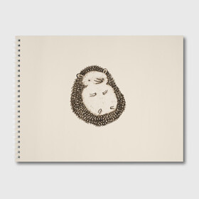 Альбом для рисования с принтом Пузико Ежика в Курске, 100% бумага
 | матовая бумага, плотность 200 мг. | cute | hedgehog | hedgehogs | ежи | ежик | ежики | живот | животик | иголки | лапки | милый | пузико | пузо | смешной | ушки