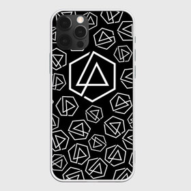 Чехол для iPhone 12 Pro Max с принтом LINKIN PARK PATTERN в Курске, Силикон |  | Тематика изображения на принте: alteranative rock | chester bennington | linkin park | logo | mike shinoda | music | rap | rock | альтернативный рок | группа | лого | музыка | реп | рок