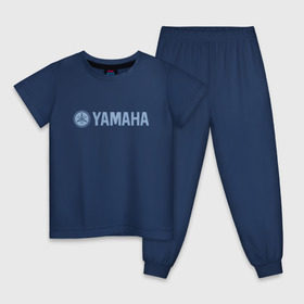 Детская пижама хлопок с принтом Yamaha jeans в Курске, 100% хлопок |  брюки и футболка прямого кроя, без карманов, на брюках мягкая резинка на поясе и по низу штанин
 | Тематика изображения на принте: jeans | yamaha | джинсы | ямаха