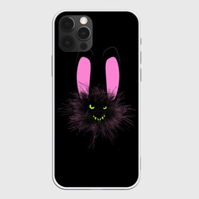 Чехол для iPhone 12 Pro Max с принтом Мрачный Зайчик в Курске, Силикон |  | Тематика изображения на принте: creepy | ear | ears | rabbit | rabbits | scary | spooky | жуткий | зайцы | зайчик | зайчики | заяц | кролик | кролики | мрачный | страшный | ухо | уши | ушки