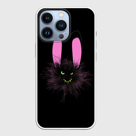 Чехол для iPhone 13 Pro с принтом Мрачный Зайчик в Курске,  |  | creepy | ear | ears | rabbit | rabbits | scary | spooky | жуткий | зайцы | зайчик | зайчики | заяц | кролик | кролики | мрачный | страшный | ухо | уши | ушки