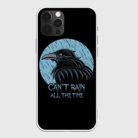 Чехол для iPhone 12 Pro Max с принтом Ворон в Курске, Силикон |  | bird | birds | fly | moon | rain | raven | wing | wings | ворон | дождь | клюв | когти | крыло | крылышки | крылья | луна | полет | птица | птицы | птичка | птички