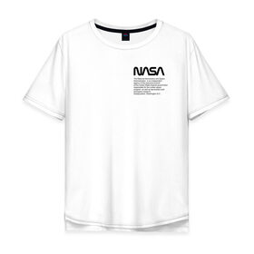 Мужская футболка хлопок Oversize с принтом Heron Preston NASA в Курске, 100% хлопок | свободный крой, круглый ворот, “спинка” длиннее передней части | Тематика изображения на принте: heron preston nasa | wikipedia | как у джарахова | космическое агентство | космос | наса | стиль | хайп