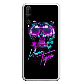 Чехол для Honor P30 с принтом Miami Tiger в Курске, Силикон | Область печати: задняя сторона чехла, без боковых панелей | africa | beach | desert | miami | palm | palms | predator | sun | tiger | tigers | африка | майами | океан | очки | пальмы | пляж | пустыня | солнце | тигр | тигренок | тигрица | тигрицы | тигры | тигрята | хищник