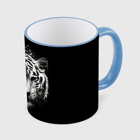 Кружка 3D с принтом Dark Tiger в Курске, керамика | ёмкость 330 мл | Тематика изображения на принте: africa | creepy | dark | desert | predator | scary | tiger | tigers | африка | жуткий | мрачный | пустыня | страшный | тигр | тигренок | тигрица | тигрицы | тигры | тигрята | хищник