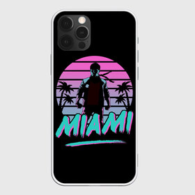 Чехол для iPhone 12 Pro Max с принтом Майами в Курске, Силикон |  | beach | hot | miami | sun | usa | город | города | жара | лето | майами | море | ночь | отпуск | пальма | пальмы | пляж | солнце | сша