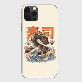 Чехол для iPhone 12 Pro Max с принтом Great Sushi Dragon в Курске, Силикон |  | 