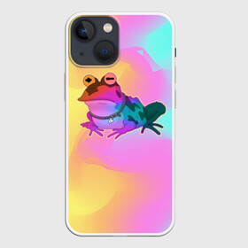 Чехол для iPhone 13 mini с принтом Кислотная Гипножаба в Курске,  |  | bender | fry | futurama | planet express | бендер | гипножаба | зойдберг | лила | фрай | футурама
