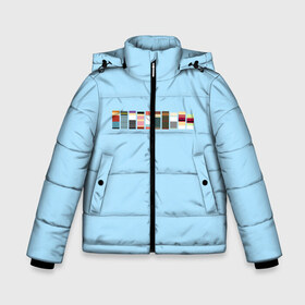 Зимняя куртка для мальчиков 3D с принтом Футурама - минимализм в Курске, ткань верха — 100% полиэстер; подклад — 100% полиэстер, утеплитель — 100% полиэстер | длина ниже бедра, удлиненная спинка, воротник стойка и отстегивающийся капюшон. Есть боковые карманы с листочкой на кнопках, утяжки по низу изделия и внутренний карман на молнии. 

Предусмотрены светоотражающий принт на спинке, радужный светоотражающий элемент на пуллере молнии и на резинке для утяжки | Тематика изображения на принте: bender | fry | futurama | planet express | бендер | гипножаба | зойдберг | лила | фрай | футурама