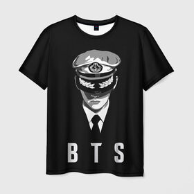 Мужская футболка 3D с принтом BTS в Курске, 100% полиэфир | прямой крой, круглый вырез горловины, длина до линии бедер | Тематика изображения на принте: bangtan | beyond | boys | bts | bulletproof | k pop | scene | suga | the | арэма | бтс | джин | корейский | лого | логотип | музыка | поп | чина | шуга