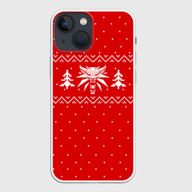 Чехол для iPhone 13 mini с принтом ВЕДЬМАК НОВОГОДНИЙ в Курске,  |  | christmas | hunter | snow | the witcher | wild hunt | winter | winter is coming | ведьмак | геральт | дикая охота | зима близко | монстры | новогодний | новый год | охотник | снег | трисс | цири