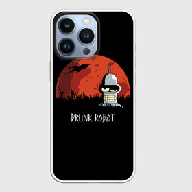 Чехол для iPhone 13 Pro с принтом Drunk Robot в Курске,  |  | all | bender | doctor | futurama | humans | kill | mult | robot | simpsons | space | trust | zoidberg | бендер | зойдберг | космос | мульт | мультик | мультфильм | робот | симпсоны | футурама