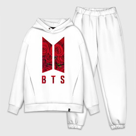 Мужской костюм хлопок OVERSIZE с принтом BTS Roses в Курске,  |  | bangtan | beyond | boys | bts | bulletproof | k pop | roses | scene | suga | the | арэма | бтс | джин | корейский | лого | логотип | музыка | поп | розы | чина | шуга