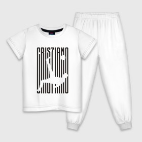 Детская пижама хлопок с принтом Cristiano Ronaldo в Курске, 100% хлопок |  брюки и футболка прямого кроя, без карманов, на брюках мягкая резинка на поясе и по низу штанин
 | champion | cr7 | cristiano | game | goal | italy | juventus | madrid | real | ronaldo | spain | team | буффон | гол | дибала | золотой мяч | игрок | испания | италия | криштиану | мадрид | португалия | реал | роналду | спорт | тренер | футбол | 