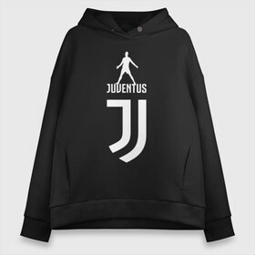 Женское худи Oversize хлопок с принтом Ronaldo - Juventus в Курске, френч-терри — 70% хлопок, 30% полиэстер. Мягкий теплый начес внутри —100% хлопок | боковые карманы, эластичные манжеты и нижняя кромка, капюшон на магнитной кнопке | champion | cr7 | cristiano | game | goal | italy | juventus | madrid | real | ronaldo | spain | team | буффон | гол | дибала | золотой мяч | игрок | испания | италия | криштиану | мадрид | португалия | реал | роналду | спорт | тренер | футбол | 