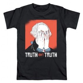 Мужская футболка хлопок с принтом Джордж Вашингтон Facepalm в Курске, 100% хлопок | прямой крой, круглый вырез горловины, длина до линии бедер, слегка спущенное плечо. | 