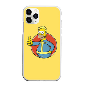 Чехол для iPhone 11 Pro матовый с принтом Homer Fallout в Курске, Силикон |  | bart | comedy | familt | homer | lisa | maggie | marge | mult | series | simpson | simpsons | springfield | барт | гомер | комедия | лиза | мардж | мэгги | прикол | приколы | семья | сериал | симпсон | симпсоны | спрингфилд