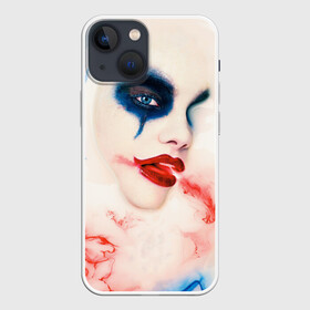 Чехол для iPhone 13 mini с принтом American Horror Story в Курске,  |  | ahs | american horror story | американская история ужасов | вода | клоун | краска | макияж | молоко