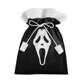Подарочный 3D мешок с принтом Крик в Курске, 100% полиэстер | Размер: 29*39 см | blood | film | ghost | ghosts | horror | knife | movie | old | school | scream | кино | крик | кровища | кровь | нож | олдскул | привидение | призрак | ужасы | фильм