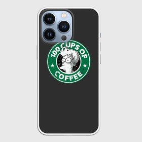 Чехол для iPhone 13 Pro с принтом 100 cups of coffee в Курске,  |  | Тематика изображения на принте: coffee | express | fry | futurama | future | leela | philip | planet | turanga | zoidberg | бендер | будущее | джей | зойдберг | кофе | лила | родригес | сгибальщик | туранга | филип | фрай | футурама