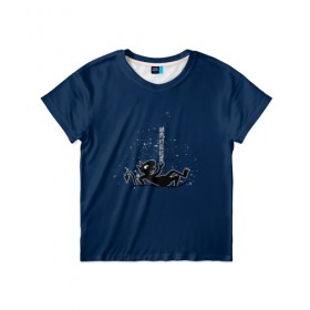 Детская футболка 3D с принтом Disenchantment. Do it в Курске, 100% гипоаллергенный полиэфир | прямой крой, круглый вырез горловины, длина до линии бедер, чуть спущенное плечо, ткань немного тянется | 