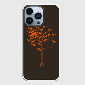 Чехол для iPhone 13 Pro с принтом Дерево Лисиц в Курске,  |  | cute | fox | foxes | ginger | tail | tree | trees | дерево | деревья | забавная | лис | лиса | лисица | лисицы | лисичка | лисички | лисы | милая | рыжая | рыжие | смешная | фыр | хвост | хвосты