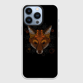 Чехол для iPhone 13 Pro с принтом Лиса из Листьев в Курске,  |  | cute | fox | foxes | ginger | leaves | tail | забавная | лис | лиса | лисица | лисицы | лисичка | лисички | лист | листочки | листочная | листья | лисы | милая | рыжая | рыжие | смешная | фыр | хвост | хвосты