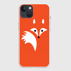 Чехол для iPhone 13 с принтом Лисичка в Курске,  |  | cute | fox | foxes | ginger | tail | забавная | лис | лиса | лисица | лисицы | лисичка | лисички | лисы | милая | рыжая | рыжие | смешная | фыр | хвост | хвосты