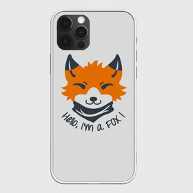 Чехол для iPhone 12 Pro Max с принтом Hello Fox в Курске, Силикон |  | Тематика изображения на принте: cute | fox | foxes | ginger | hello | tail | забавная | лис | лиса | лисица | лисицы | лисичка | лисички | лисы | милая | привет | рыжая | рыжие | смешная | фыр | хвост | хвосты