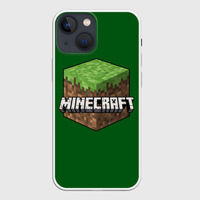 Чехол для iPhone 13 mini с принтом Minecraft в Курске,  |  | craft | creeper | enderman | mine | minecraft | miner | online | skeleton | sword | tnt | world | zombie | динамит | зомби | игра | игры | кирка | крипер | майнер | майнкрафт | меч | мир | онлайн | скелетон