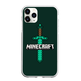 Чехол для iPhone 11 Pro Max матовый с принтом Меч Minecraft в Курске, Силикон |  | craft | creeper | enderman | mine | minecraft | miner | online | skeleton | sword | tnt | world | zombie | динамит | зомби | игра | игры | кирка | крипер | майнер | майнкрафт | меч | мир | онлайн | скелетон