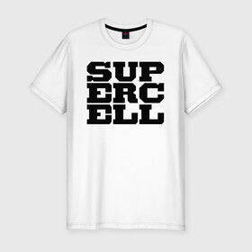 Мужская футболка хлопок Slim с принтом SUPERCELL в Курске, 92% хлопок, 8% лайкра | приталенный силуэт, круглый вырез ворота, длина до линии бедра, короткий рукав | supercell | игра | клеш | клэш | суперселл