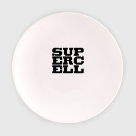 Тарелка с принтом SUPERCELL в Курске, фарфор | диаметр - 210 мм
диаметр для нанесения принта - 120 мм | Тематика изображения на принте: supercell | игра | клеш | клэш | суперселл