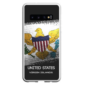 Чехол для Samsung Galaxy S10 с принтом Виргинские Острова в Курске, Силикон | Область печати: задняя сторона чехла, без боковых панелей | urban | usa | виргинские острова | город | мир | путешествие | символика | страны | флаг