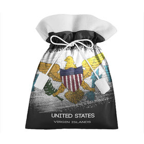 Подарочный 3D мешок с принтом Виргинские Острова в Курске, 100% полиэстер | Размер: 29*39 см | urban | usa | виргинские острова | город | мир | путешествие | символика | страны | флаг