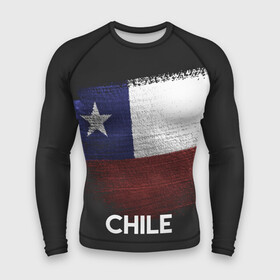 Мужской рашгард 3D с принтом Chile(Чили) в Курске,  |  | Тематика изображения на принте: chile | urban | город | мир | путешествие | символика | страны | флаг | чили