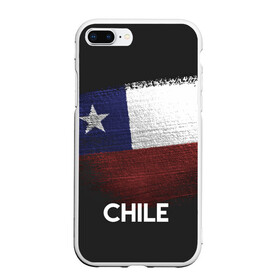 Чехол для iPhone 7Plus/8 Plus матовый с принтом Chile(Чили) в Курске, Силикон | Область печати: задняя сторона чехла, без боковых панелей | Тематика изображения на принте: chile | urban | город | мир | путешествие | символика | страны | флаг | чили