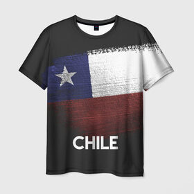 Мужская футболка 3D с принтом Chile(Чили) в Курске, 100% полиэфир | прямой крой, круглый вырез горловины, длина до линии бедер | Тематика изображения на принте: chile | urban | город | мир | путешествие | символика | страны | флаг | чили