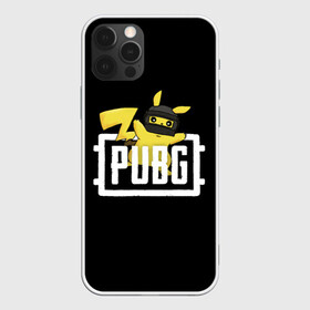 Чехол для iPhone 12 Pro с принтом Pikachu PUBG в Курске, силикон | область печати: задняя сторона чехла, без боковых панелей | battle | battlegrounds | chicken | dinner | game | games | player | playerunknowns | pubg | royale | unknown | winner | битва | игра | игрок | игры | королевская | курица | обед | пабг | победитель | сковорода | сковородка