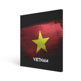 Холст квадратный с принтом VIETNAM(Вьетнам) в Курске, 100% ПВХ |  | urban | vietnam | город | мир | путешествие | символика | страны | флаг